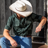 The Dallas - Green Short Sleeve Snap (FINAL SALE)