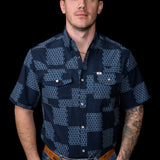 The Dallas in Blue Short Sleeve Snap (FINAL SALE)