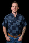 The Dallas in Blue Short Sleeve Snap (FINAL SALE)