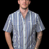 The Wyatt - Blue Short Sleeve Snap (FINAL SALE)