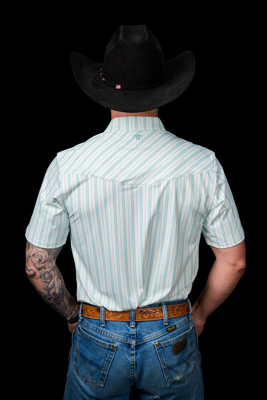 The Jack Pearl Snap Polo in Green (FINAL SALE)