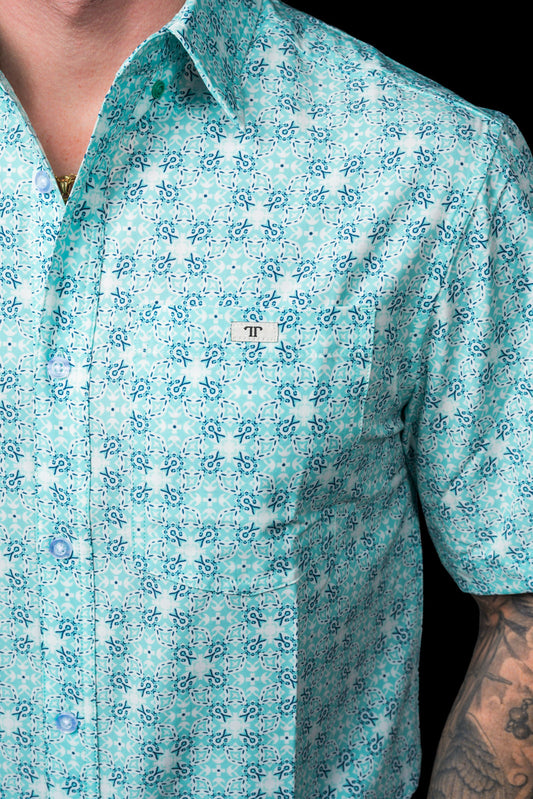 The Wesley - Short Sleeve Button Up Shirt (FINAL SALE)