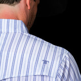 The Jack in Blue - Short Sleeve Pearl Snap Shirt