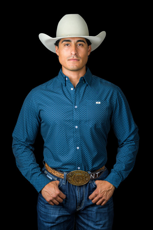 The Frost - Long Sleeve Button Up Printed Shirt (FINAL SALE)