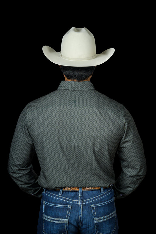 The Buddy - Long Sleeve Button Up Printed Shirt (FINAL SALE)