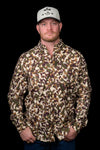The Ferrell Camo Lite - Long Sleeve Double Button Shirt (FINAL SALE)