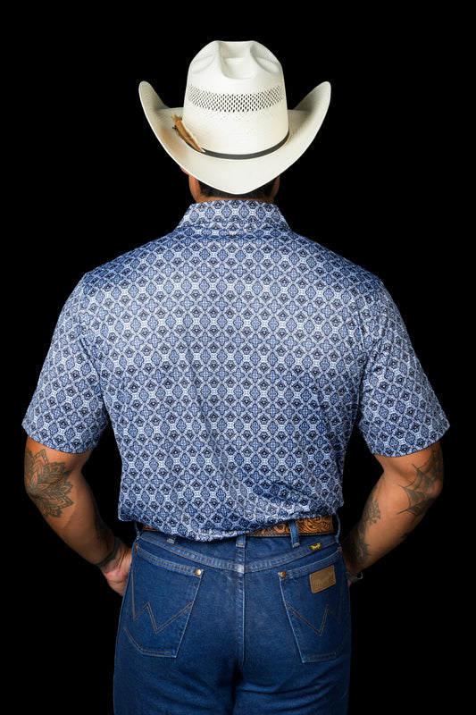 The Connor in Blue Polo (FINAL SALE)