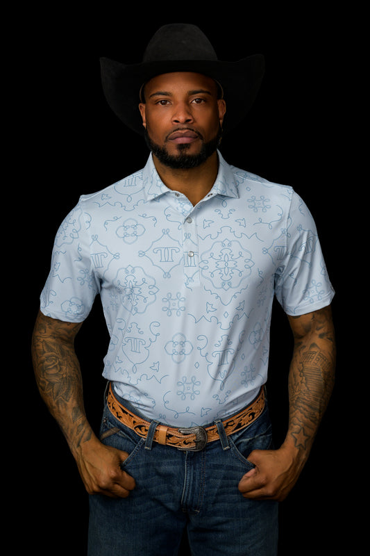 The Carson Polo - Light Blue