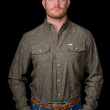 The Carson in Green - Long Sleeve Snap Shirt (FINAL SALE)
