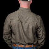 The Carson in Green - Long Sleeve Snap Shirt (FINAL SALE)