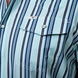 The Jackson in Blue - Long Sleeve Snap Shirt (FINAL SALE)