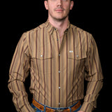 The Jackson in Green - Long Sleeve Snap Shirt (FINAL SALE)