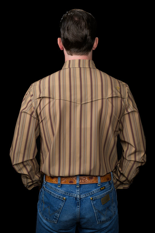 The Jackson in Green - Long Sleeve Snap Shirt (FINAL SALE)