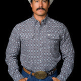 The Connor in Brown - Long Sleeve Snap Shirt (FINAL SALE)