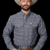 The Connor in Brown - Long Sleeve Snap Shirt (FINAL SALE)