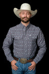 The Connor in Brown - Long Sleeve Snap Shirt (FINAL SALE)