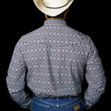 The Connor in Brown - Long Sleeve Snap Shirt (FINAL SALE)