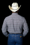 The Connor in Brown - Long Sleeve Snap Shirt (FINAL SALE)
