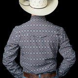 The Connor in Brown - Long Sleeve Snap Shirt (FINAL SALE)