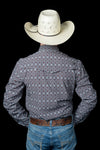 The Connor in Brown - Long Sleeve Snap Shirt (FINAL SALE)