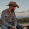 The Connor in Brown - Long Sleeve Snap Shirt (FINAL SALE)