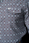 The Connor in Brown - Long Sleeve Snap Shirt (FINAL SALE)