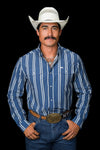 The Tucker in Blue - Long Sleeve Snap Shirt (FINAL SALE)