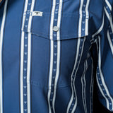 The Tucker in Blue - Long Sleeve Snap Shirt (FINAL SALE)