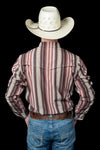 The Harrison in Brown - Long Sleeve Snap Shirt (FINAL SALE)