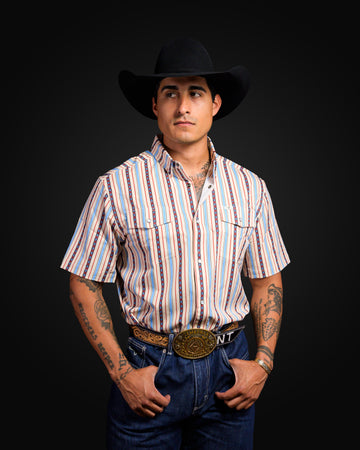 The Edward - Short Sleeve Snap Shirt