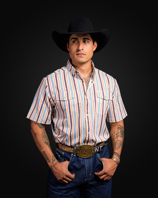 The Edward - Short Sleeve Snap Shirt