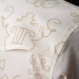 The Carson in Beige Short Sleeve Pearl Snap