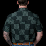 The Dallas - Green Short Sleeve Snap (FINAL SALE)