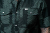The Dallas - Green Short Sleeve Snap (FINAL SALE)