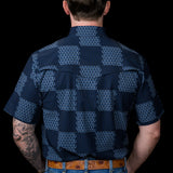The Dallas in Blue Short Sleeve Snap (FINAL SALE)