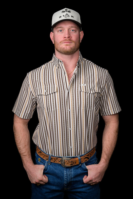 The Wyatt - Green Short Sleeve Snap (FINAL SALE)