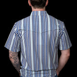 The Wyatt - Blue Short Sleeve Snap (FINAL SALE)