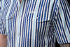 The Wyatt - Blue Short Sleeve Snap (FINAL SALE)