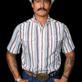 The Brooks in White - Short Sleeve Snap (FINAL SALE)