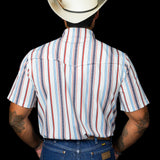 The Brooks in White - Short Sleeve Snap (FINAL SALE)