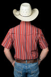 The Brooks in Red - Short Sleeve Snap (FINAL SALE)