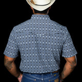 The Connor in Blue - Short Sleeve Snap (FINAL SALE)