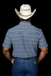 The Connor in Blue - Short Sleeve Snap (FINAL SALE)