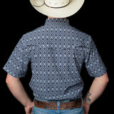 The Connor in Blue - Short Sleeve Snap (FINAL SALE)