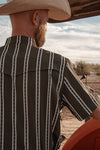 The Tucker in Green - Short Sleeve Pearl Snap