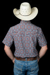 The Bennett in Brown- Short Sleeve Snap (FINAL SALE)