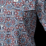 The Bennett in Brown- Short Sleeve Snap (FINAL SALE)