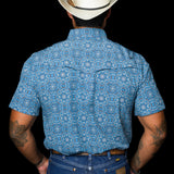 The Bennett in Light Blue - Short Sleeve Snap (FINAL SALE)
