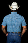 The Bennett in Light Blue - Short Sleeve Snap (FINAL SALE)