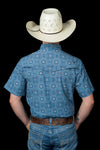 The Bennett in Light Blue - Short Sleeve Snap (FINAL SALE)